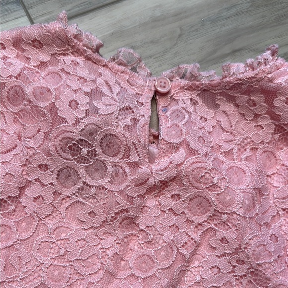 Pink Lace Top - Picture 5 of 5